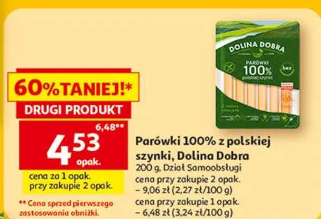 Parówki 100% z polskiej szynki