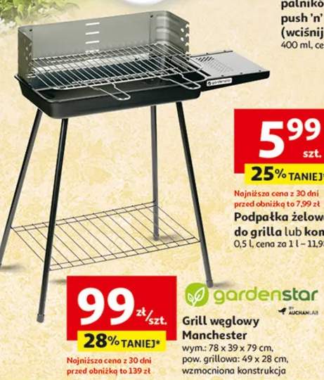 Grill węglowy Manchester