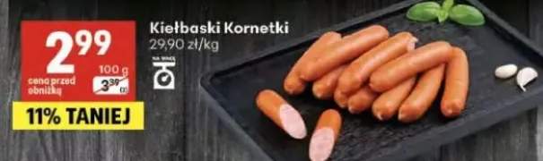 Kiełbaski Kornetki