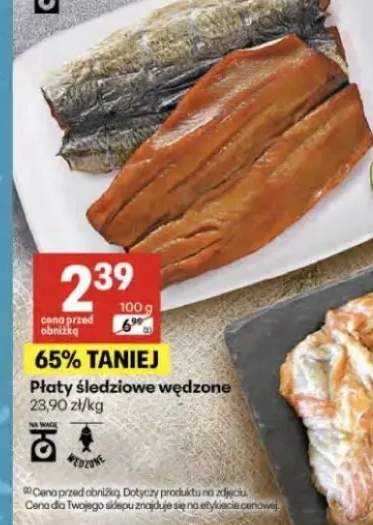 Płaty śledziowe wędzone