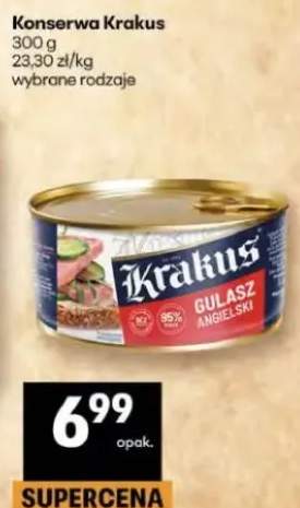 Konserwa gulasz wieprzowy