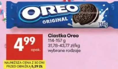 Ciastka Oreo wybrane rodzaje
