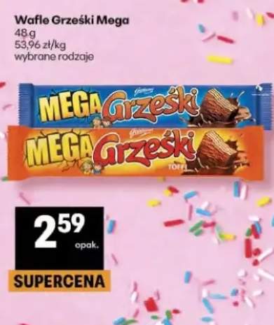 Wafel Grzeski Mega wybrane rodzaje