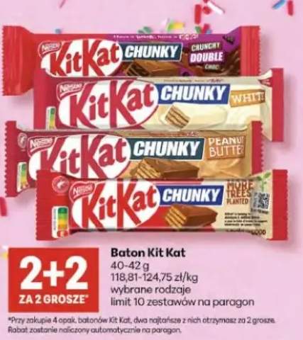 Baton Kit Kat wybrane rodzaje