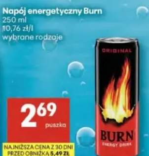Napój energetyczny Burn
