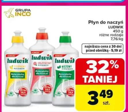 Płyn do naczyń Ludwik różne rodzaje