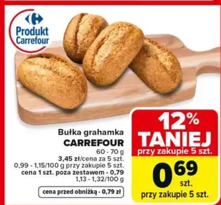 Bułka grahamka 50-70g