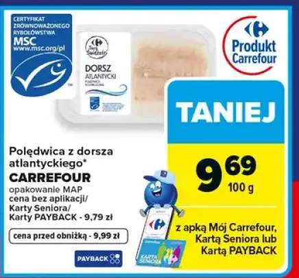 Polędwica z dorsza atlantyckiego opakowanie MAP