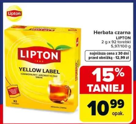 Herbata czarna Yellow Label