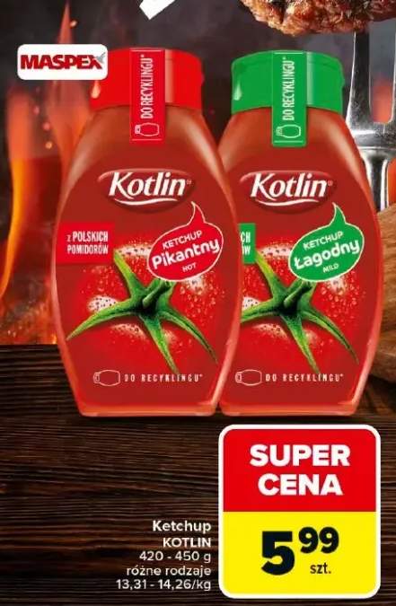 Ketchup różne rodzaje