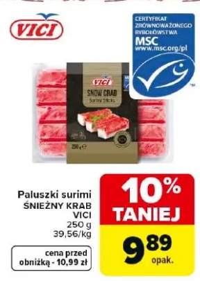 Paluszki surimi śnieżny krab