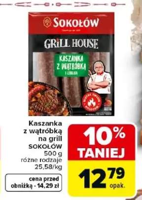 Kaszanka z wątróbką na grill różne rodzaje