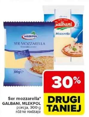 Ser mozzarella Galbani, Mlekpol porcja