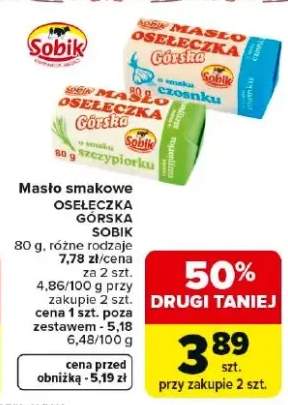 Masło smakowe Oseł­ecz­ka Gór­ska