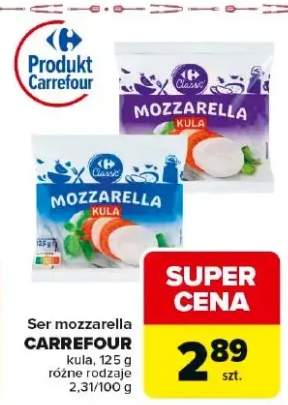 Ser mozzarella kula różne rodzaje