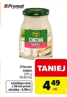 Chrzan tarty ostry