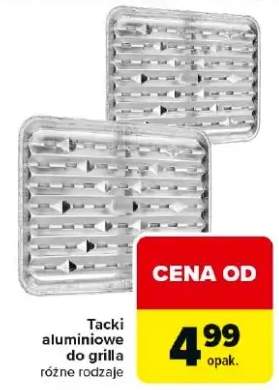 Tacki aluminiowe do grilla różne rodzaje