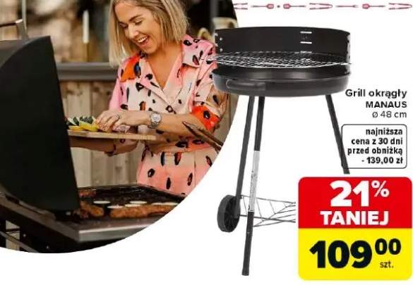 Grill okrągły Ø 48 cm