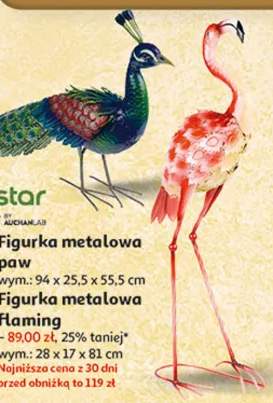 Figurka metalowa paw