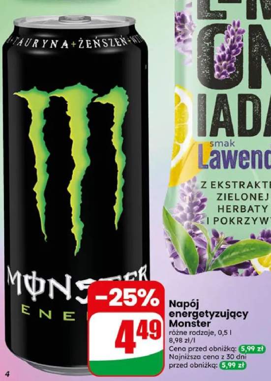 Napój energetyzujący Monster