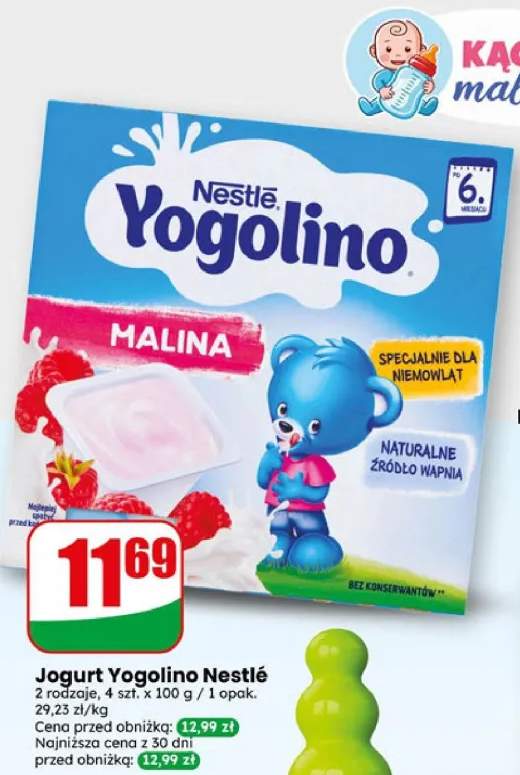 Jogurt Yogolino malina