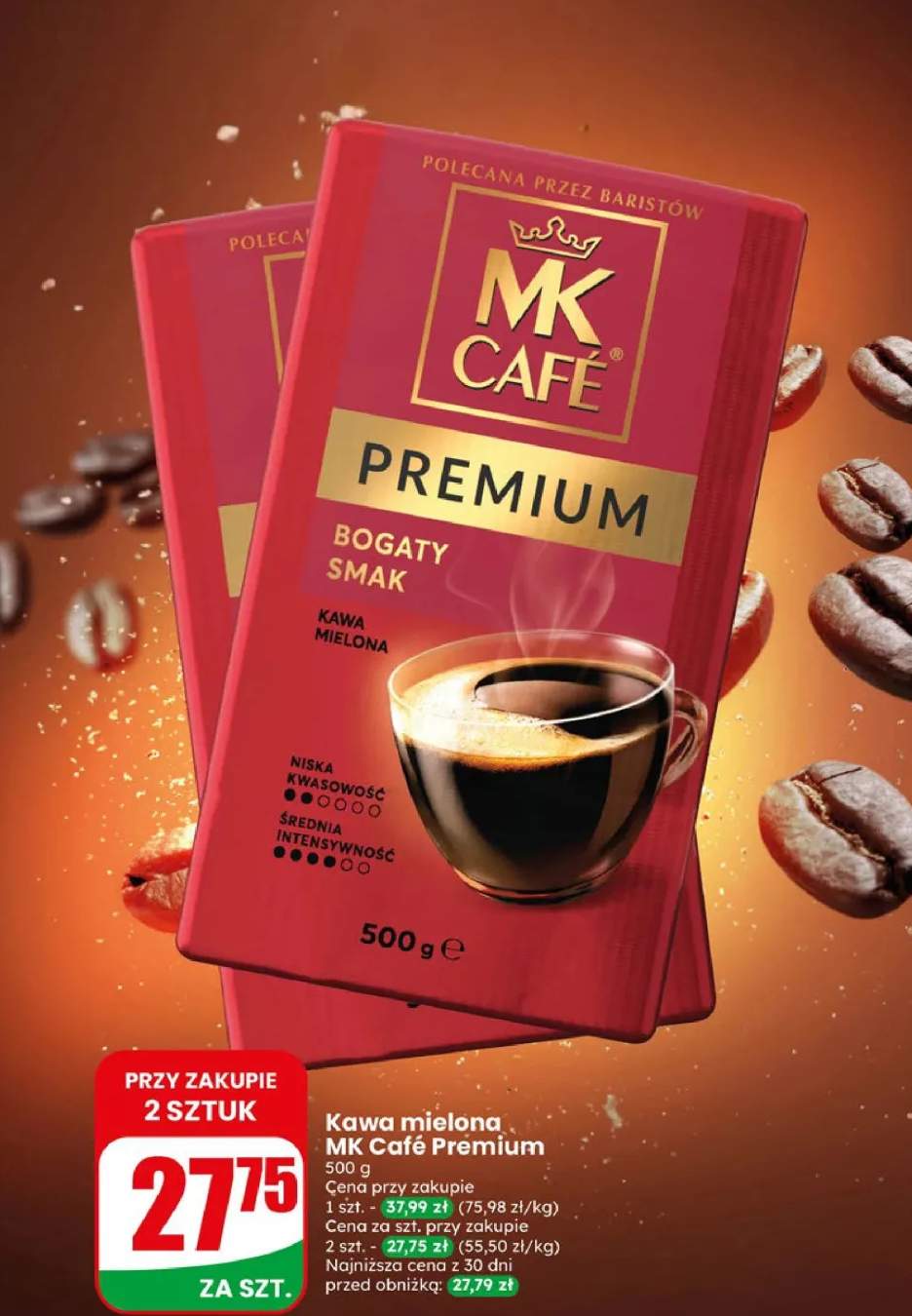 Kawa mielona Premium bogaty smak