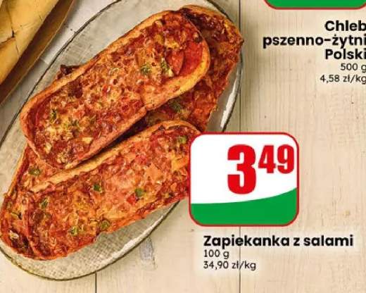 Zapiekanka z salami