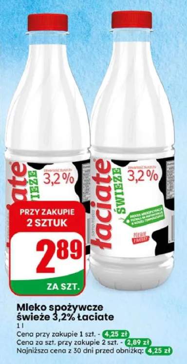 Mleko spożywcze świeże 3,2% łaciate