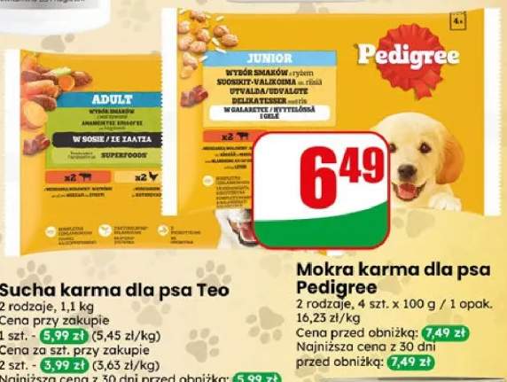 Mokra karma dla psa pedigree 4x100g