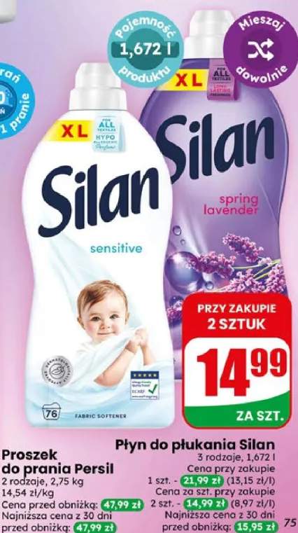 Płyn do płukania Silan 1,672l