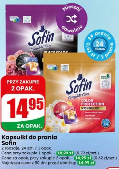 Kapsułki do prania Sofin 24szt.