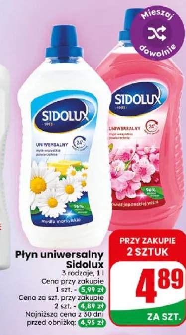 Płyn uniwersalny Sidolux 1l