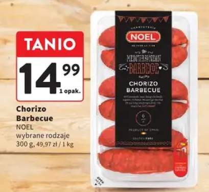 Chorizo barbecue noel wybrane rodzaje