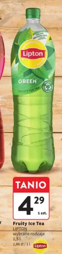 Fruity Ice Tea Lipton wybrane rodzaje 1,5l