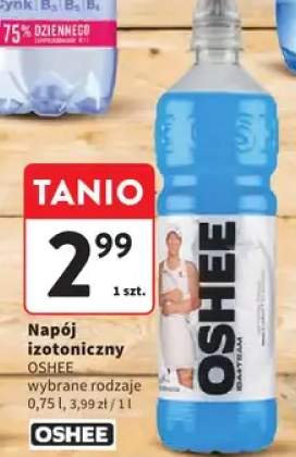 Napój izotoniczny Oshee wybrane rodzaje 0,75l