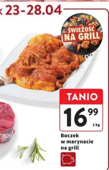 Boczek w marynacie na grill