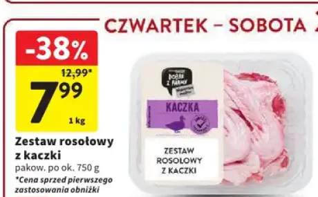 Zestaw rosołowy z kaczki
