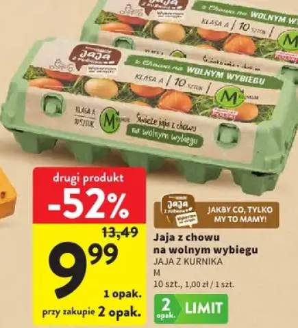 Jaja z chowu na wolnym wybiegu