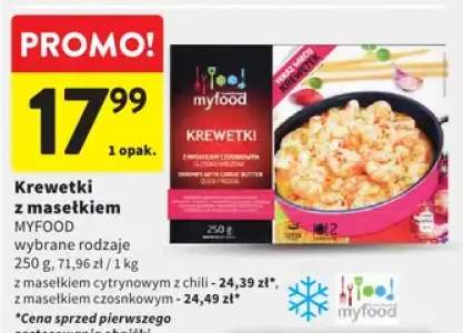 Krewetki z masełkiem wybrane rodzaje