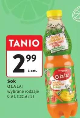 Sok O LA LA! wybrane rodzaje