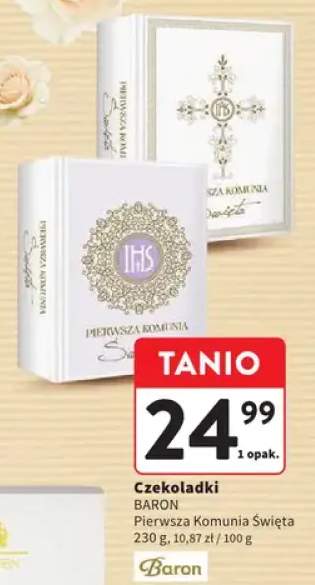 Czekoladki Pierwsza Komunia Święta