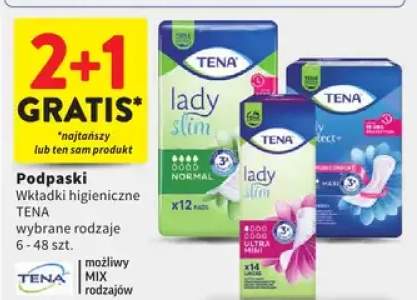 Podpaski Tena wybrane rodzaje 6-48szt.