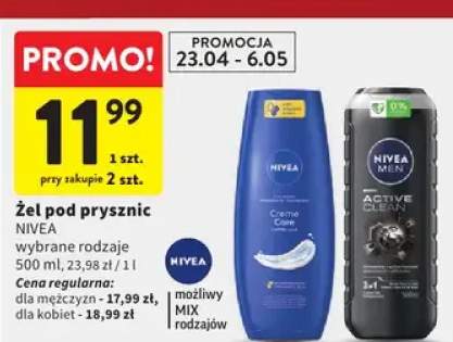 Żel pod prysznic wybrane rodzaje 500ml