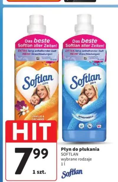 Płyn do płukania Softlan wybrane rodzaje 1l