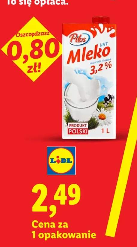 Mleko UHT 3,2%