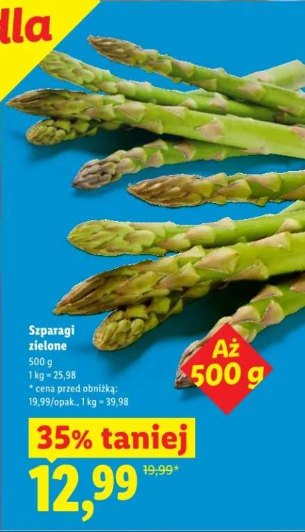 Szparagi zielone 500g