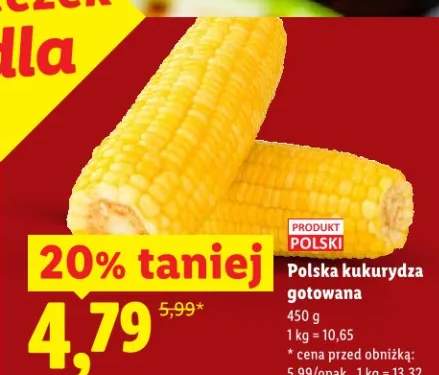 Kukurydza gotowana 450g