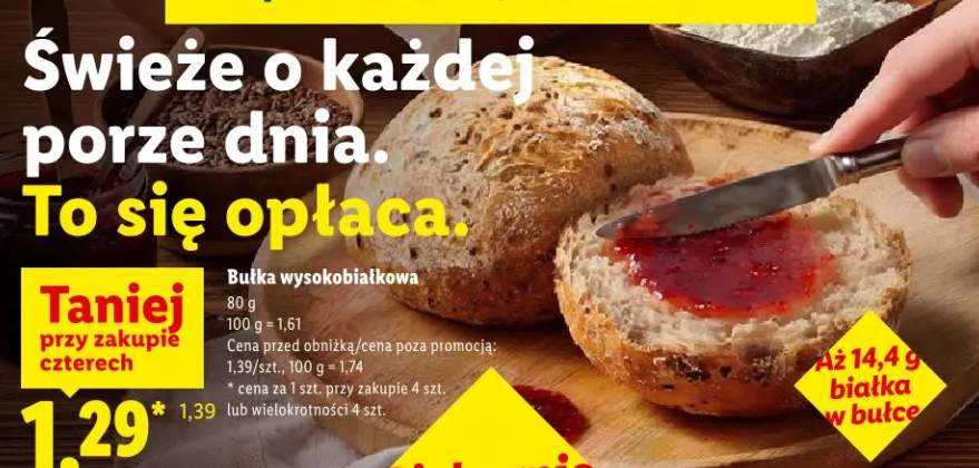 Bułka wysokobiałkowa