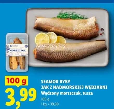 Wędzony morszczuk tusza