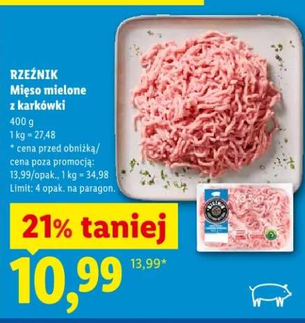 Mięso mielone z karkówki